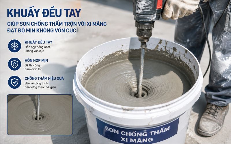 Cách tính lượng sơn chống thấm cần dùng theo diện tích bề mặt và số lớp thi công